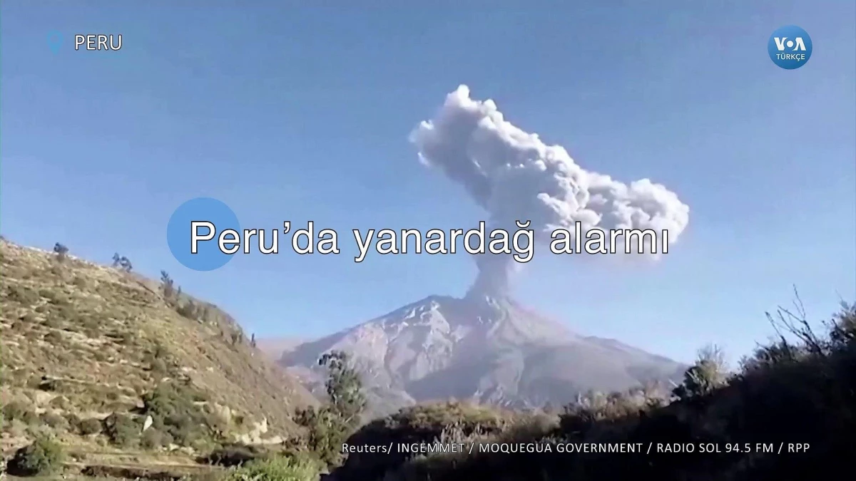 Peru\'da yanardağ alarmı