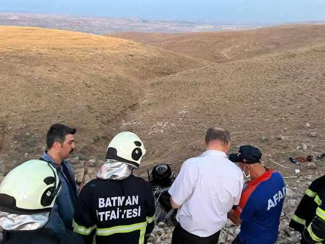 Şarampole yuvarlanan kamyonda yangın çıktı! 4 kişi öldü, 2 kişi ağır yaralandı