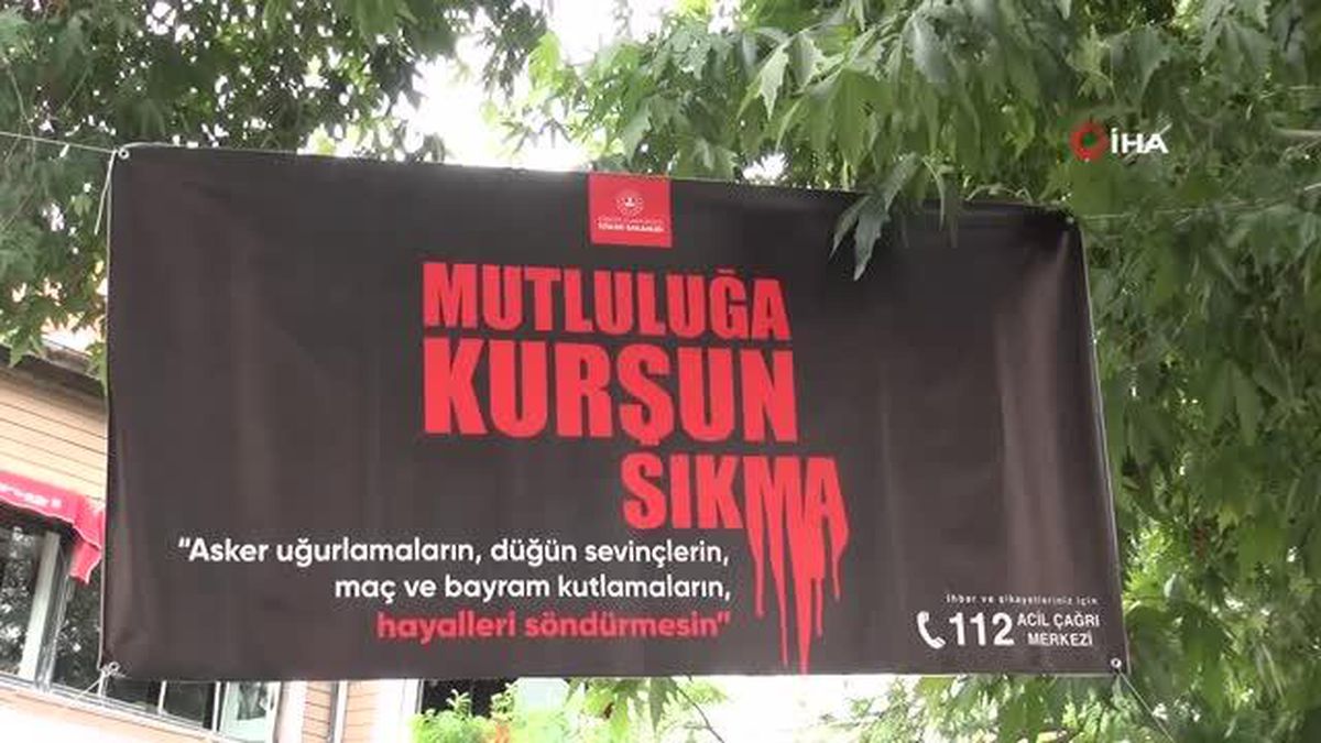 Vatandaş düğünlerde silah kullanımına karşı bilgilendirildi