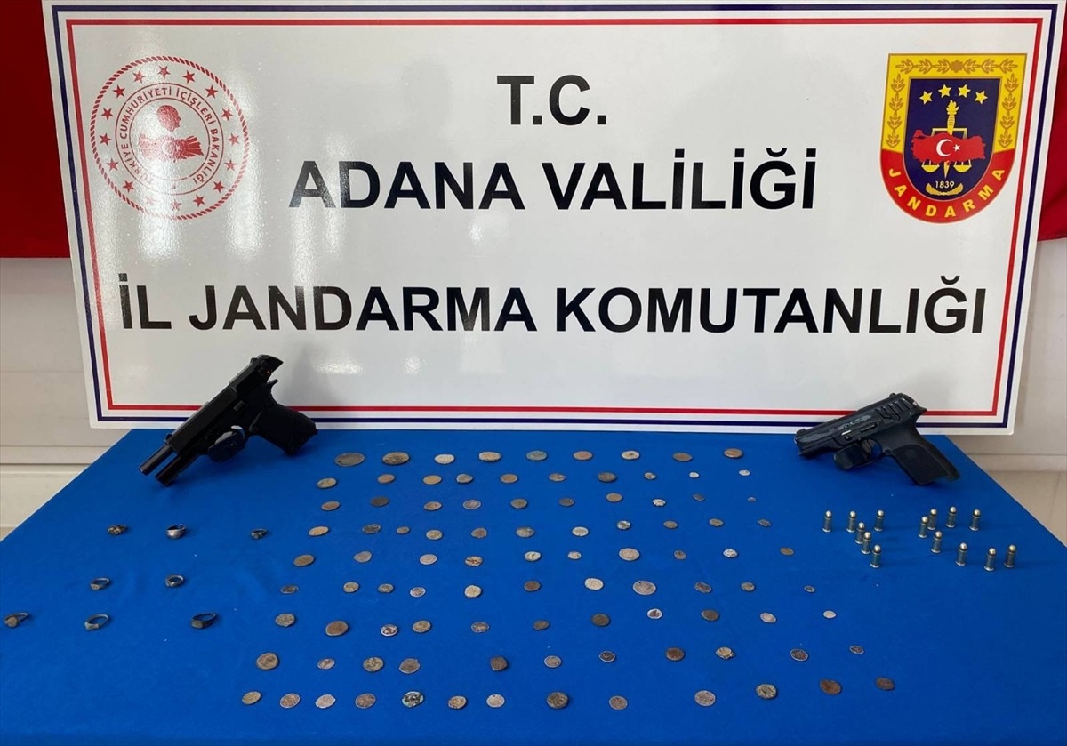 Adana\'da Roma, Bizans ve Osmanlı dönemlerine ait çok sayıda tarihi eser ele geçirildi