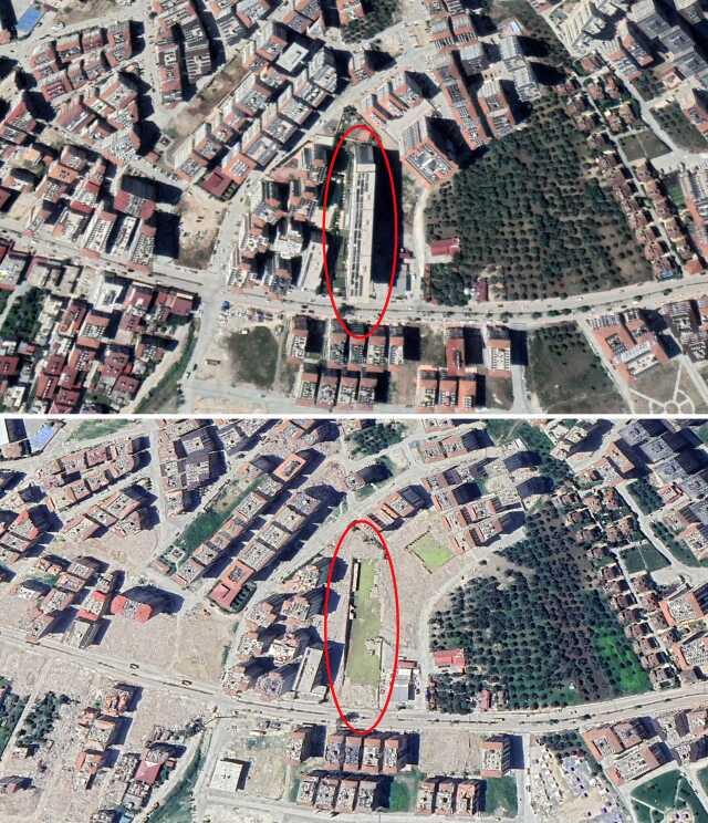 Asrın felaketinin üzerinden 6 ay geçti! İşte büyük yıkım yaşayan 3 şehrin uydu fotoğrafları Asrın felaketinin üzerinden 6 ay geçti! İşte büyük yıkım yaşayan 3 şehrin uydu fotoğrafları