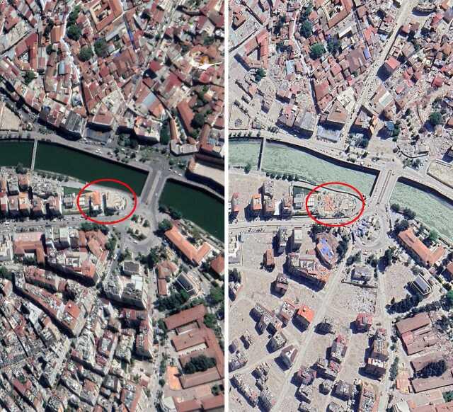 Asrın felaketinin üzerinden 6 ay geçti! İşte büyük yıkım yaşayan 3 şehrin uydu fotoğrafları Asrın felaketinin üzerinden 6 ay geçti! İşte büyük yıkım yaşayan 3 şehrin uydu fotoğrafları