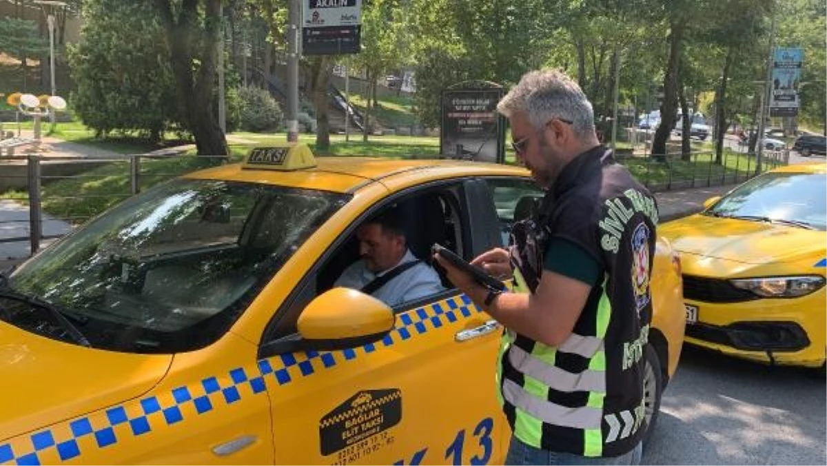 Beşiktaş\'ta Trafik Denetimi: Taksilere ve Sivil Araçlara Cezalar Yazıldı