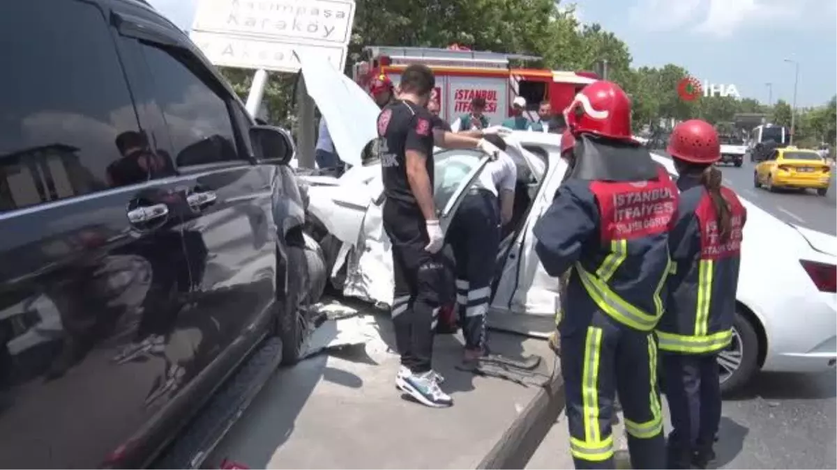 Beyoğlu'nda kaza: 1 yaralı