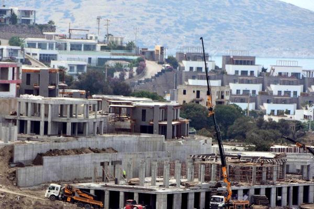 Bodrum\'da inşaat yasağına uymayan firmalara 808 bin lira ceza