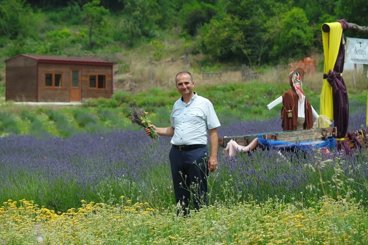 Bursa\'da Ürololji Uzmanı Dr. Dursun Ünal\'ın kurduğu tıbbi aromatik bahçe misafirlerini ağırlıyor