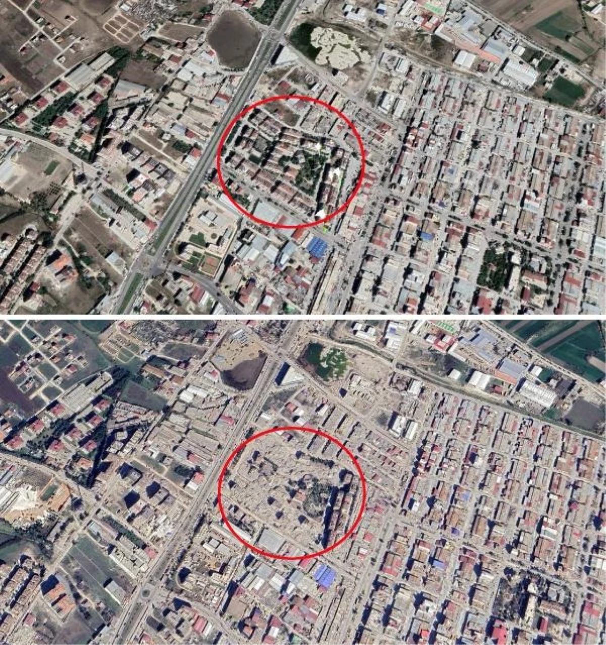 ASRIN Felaketi Sonrası Kahramanmaraş, Hatay ve Adıyaman\'da Hasarın Boyutu Uydu Fotoğraflarında Görüntülendi