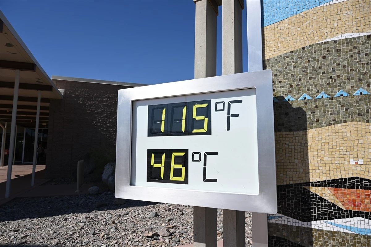ABD\'nin Death Valley bölgesinde sıcaklık rekoru kırıldı