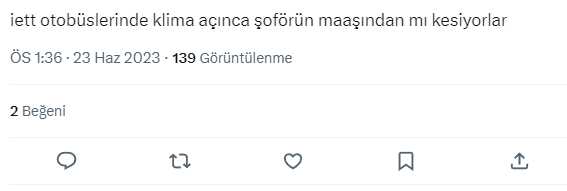 Halk, İETT şoförlerinin klima açmamasından dertli! Sosyal medyada veryansın ettiler Halk, İETT şoförlerinin klima açmamasından dertli! Sosyal medyada veryansın ettiler
