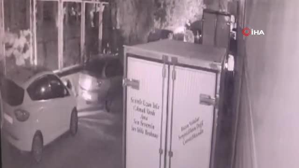 İş yerini kundaklayıp, otomobili çalmak isterken böyle yakalandı