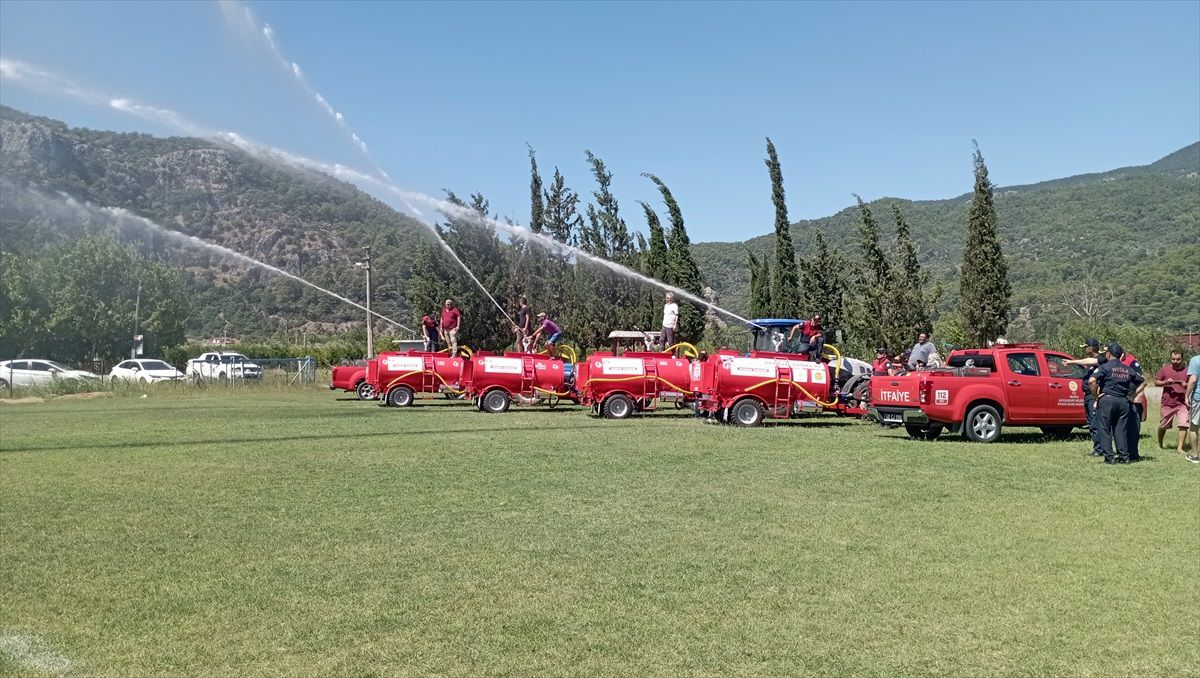 Ortaca\'ya yangın müdahale tankeri dağıtıldı