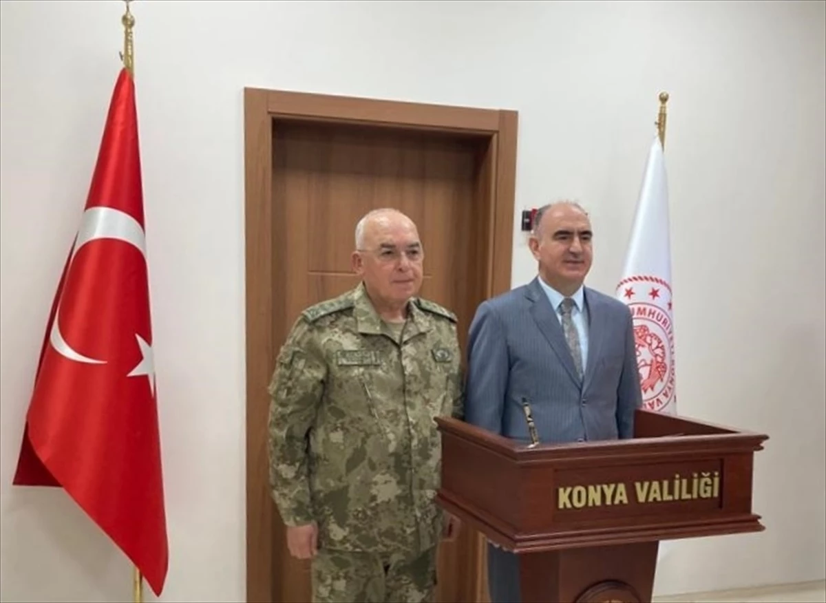 Genelkurmay Başkanı Orgeneral Musa Avsever, Konya Valisi\'ni ziyaret etti
