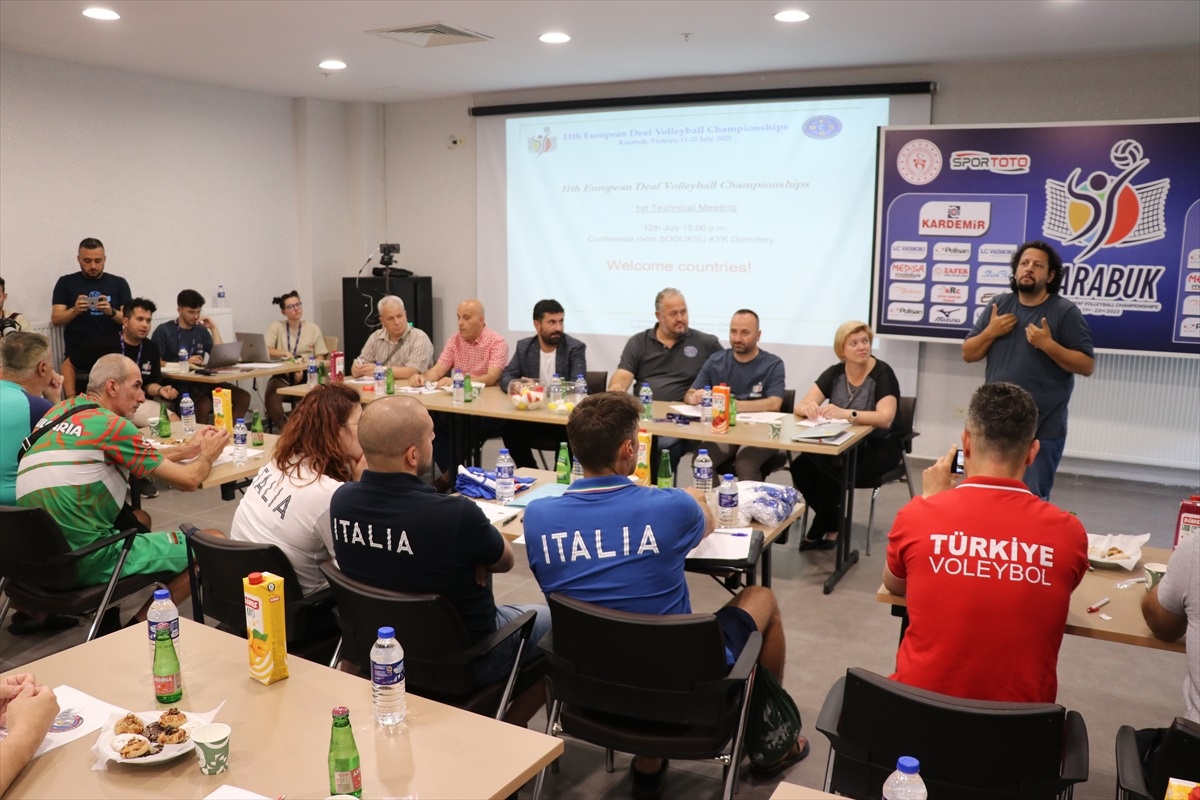 11. Avrupa İşitme Engelliler Voleybol Şampiyonası\'nın Fikstür Çekimi Yapıldı