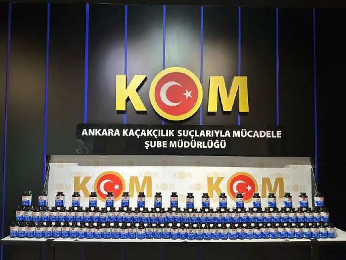 Ankara\'da 600 Bin TL Değerinde Kaçak İlaç Ele Geçirildi
