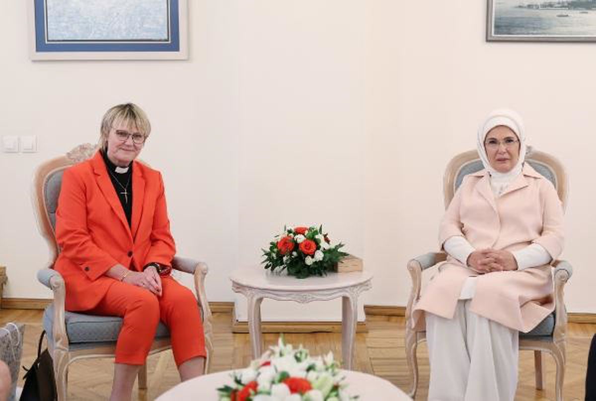 Emine Erdoğan, İsveç Başbakanı\'nın eşiyle görüştü