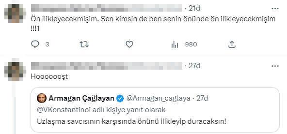 'Faşist' paylaşımı ortalığı karıştırdı! Armağan Çağlayan, takipçisiyle birbirine girdi