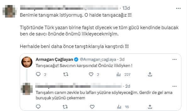 'Faşist' paylaşımı ortalığı karıştırdı! Armağan Çağlayan, takipçisiyle birbirine girdi