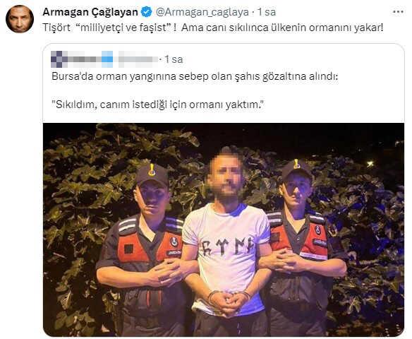 'Faşist' paylaşımı ortalığı karıştırdı! Armağan Çağlayan, takipçisiyle birbirine girdi