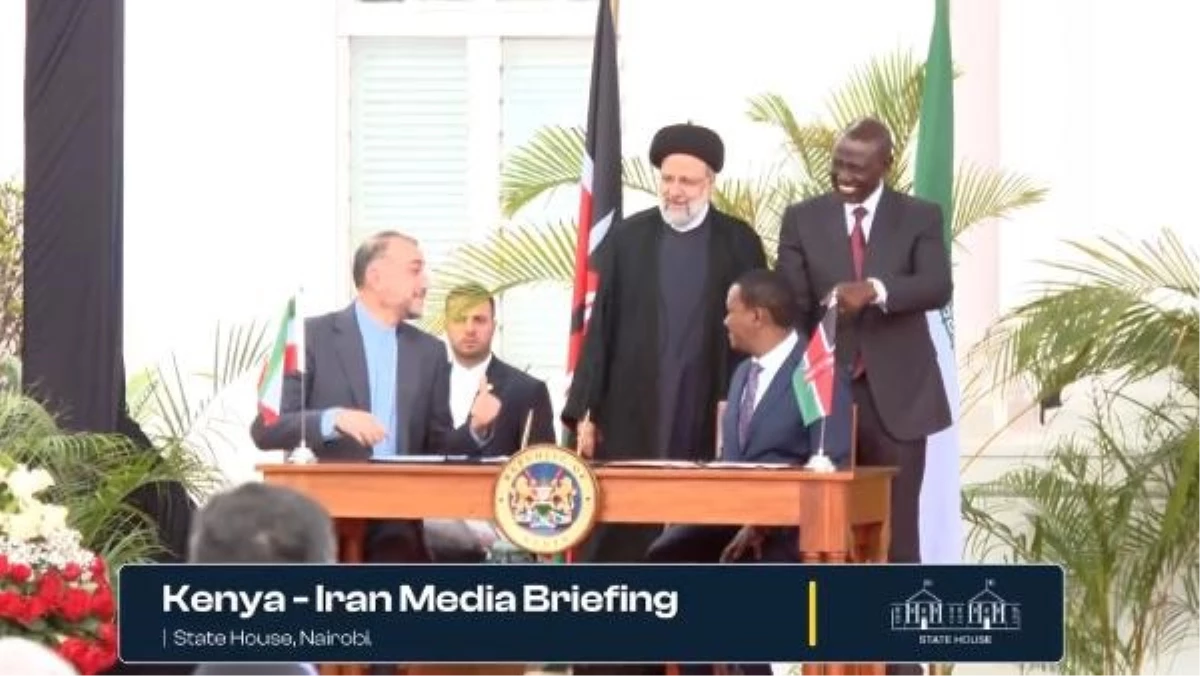 İran Devlet Başkanı İbrahim Reisi, Kenya\'ya ziyaret gerçekleştirdi