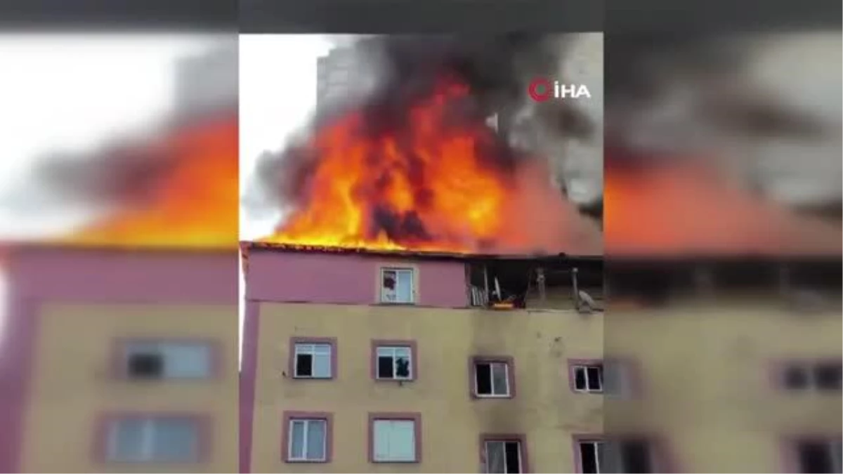 İstanbul\'da metruk binada yangın