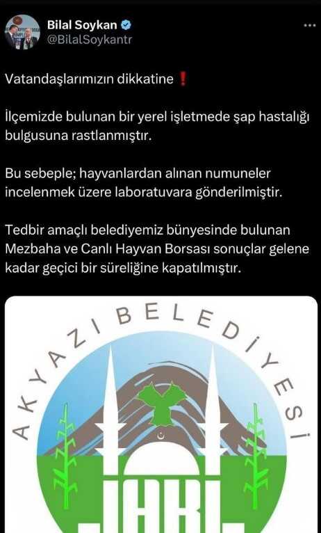 Sakarya hayvan pazarları kapatıldı mı? Sakarya hayvan pazarları açık mı, kapalı mı?