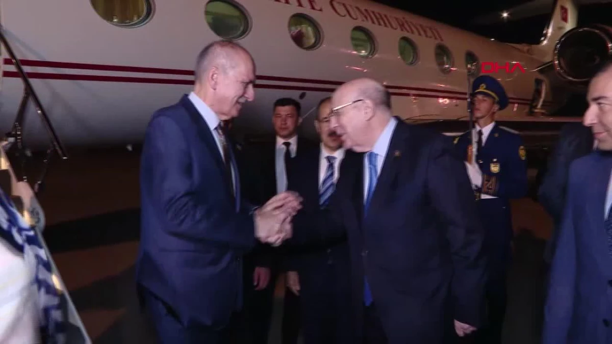 TBMM Başkanı Numan Kurtulmuş, Azerbaycan\'a ziyaret gerçekleştirdi