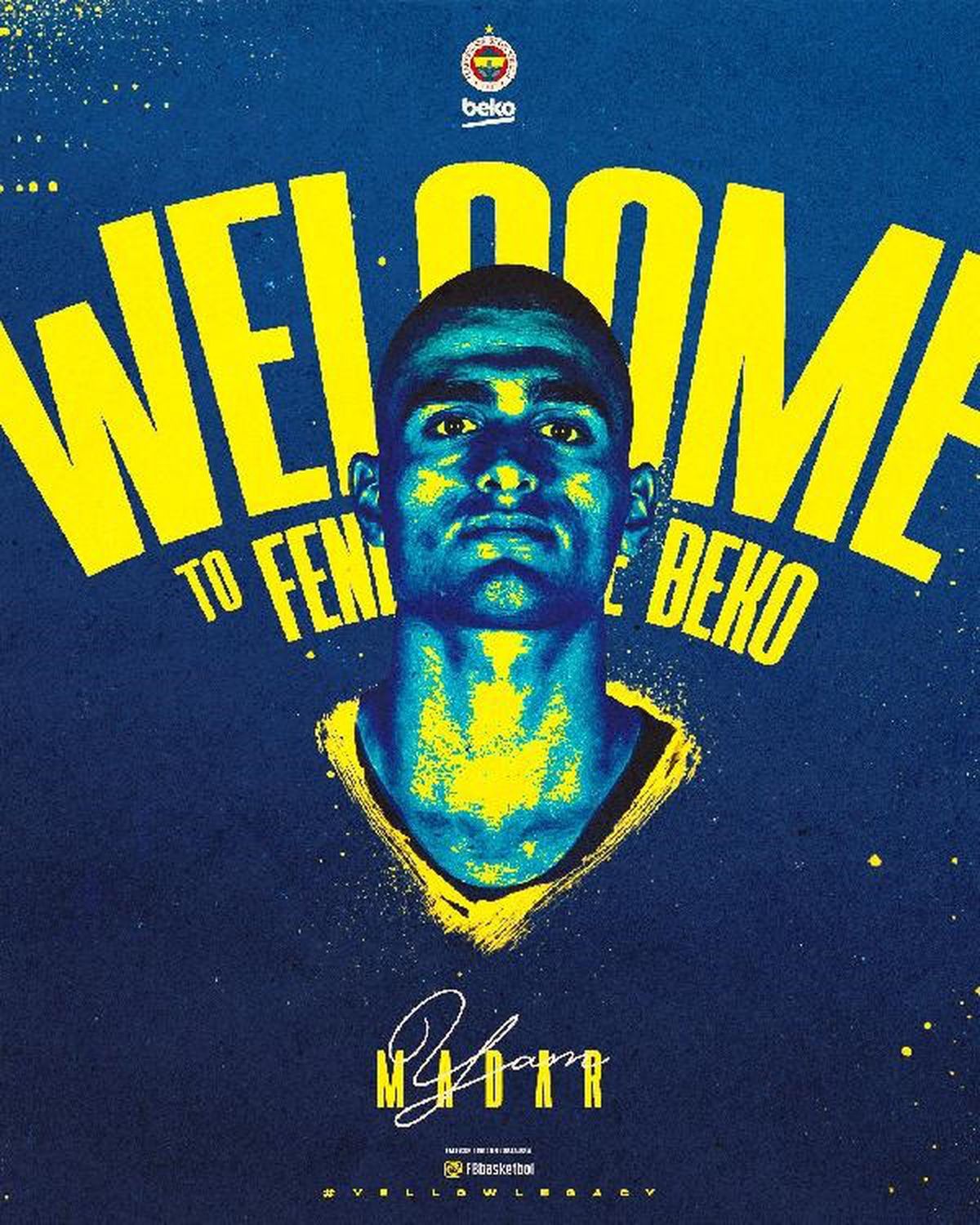 Fenerbahçe Beko, Yam Madar\'ı kadrosuna kattı