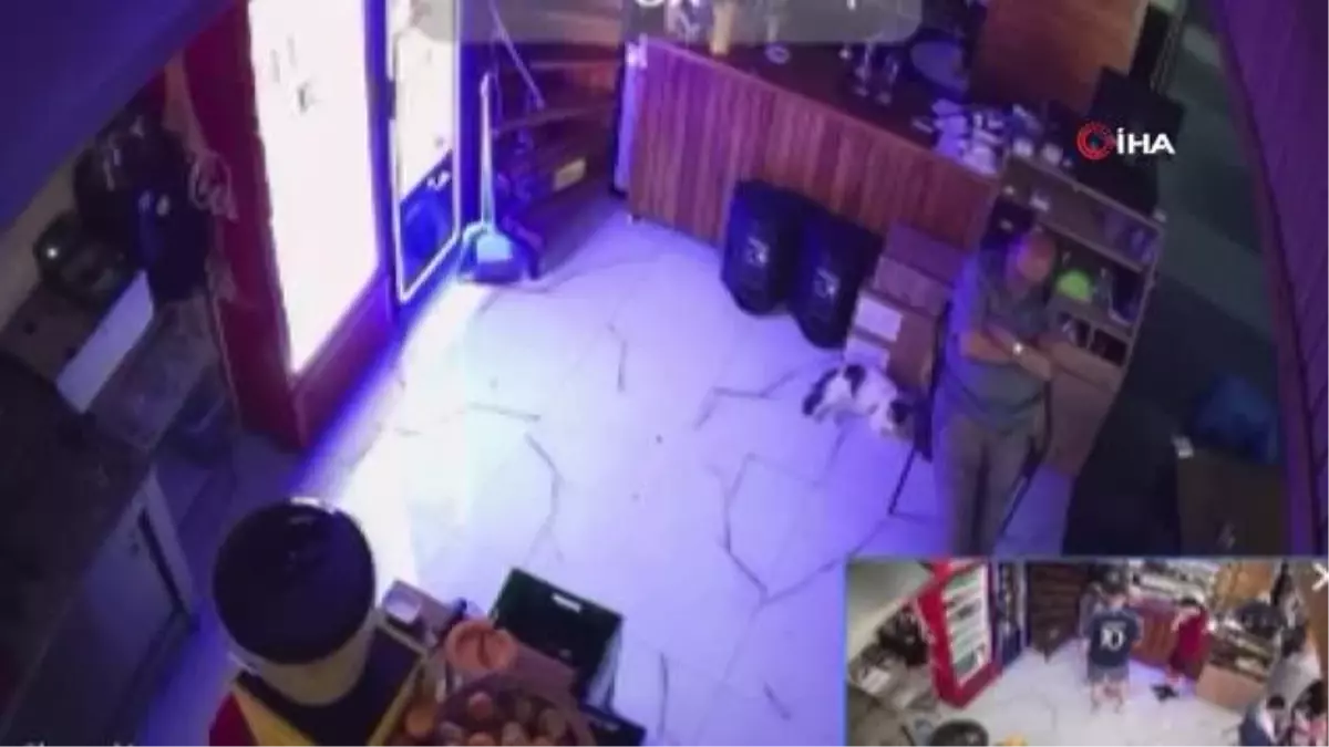 3 dakikalık uyku 3 bin liraya mal oldu... Hırsızlık anları kamerada
