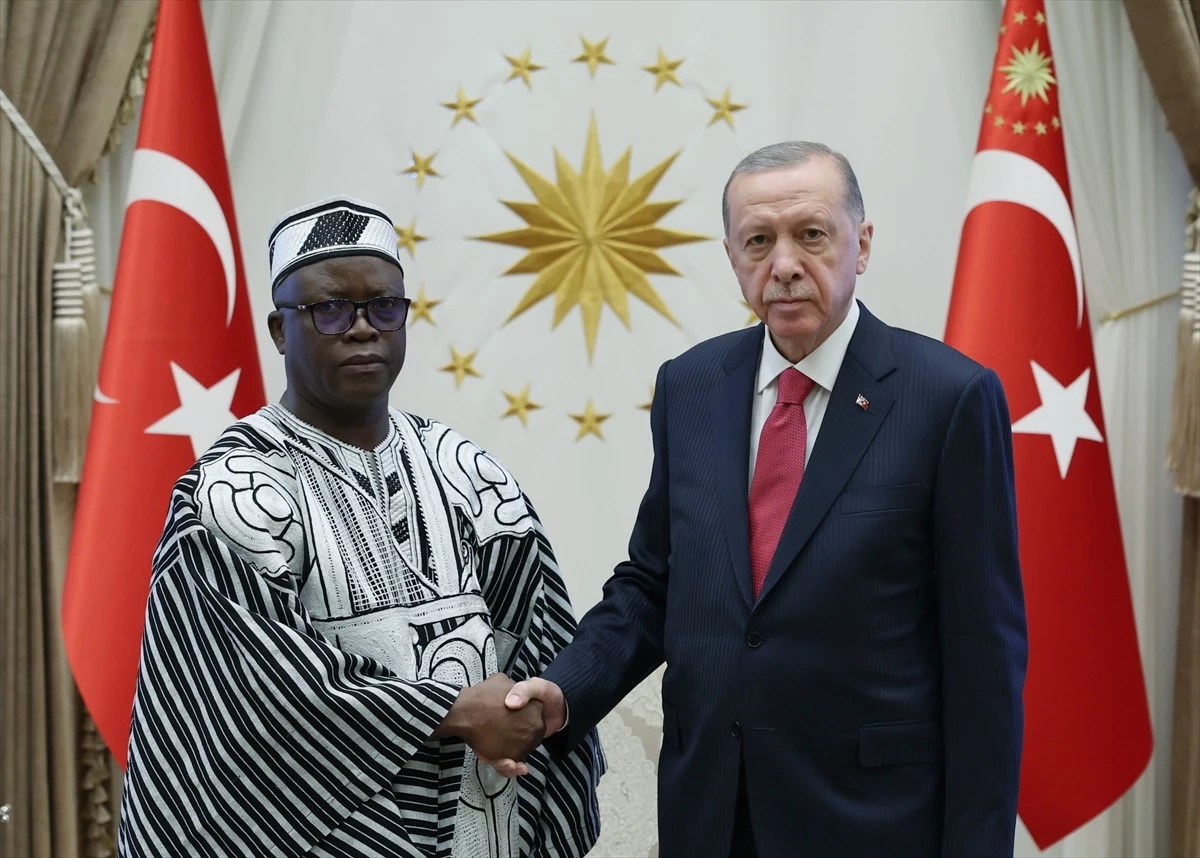Burkina Faso\'nun Ankara Büyükelçisi Some, Cumhurbaşkanı Erdoğan\'a güven mektubu sundu