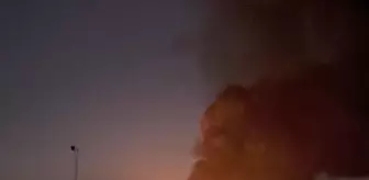 Bursa'da Plastik Boru Fabrikasında Yangın