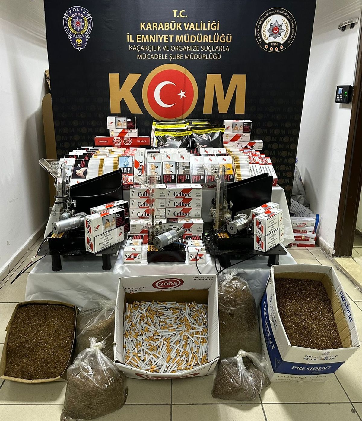 Karabük\'te Kaçak Tütün ve Makaron Operasyonunda Yakalanan Şüpheli Hakkında İşlem Yapıldı