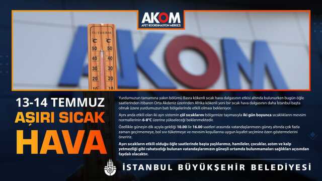 Meteoroloji Uyarıyor: Sıcaklık Artacak, Risk Grubundakiler Dikkatli Olmalı Meteoroloji Uyarıyor: Sıcaklık Artacak, Risk Grubundakiler Dikkatli Olmalı