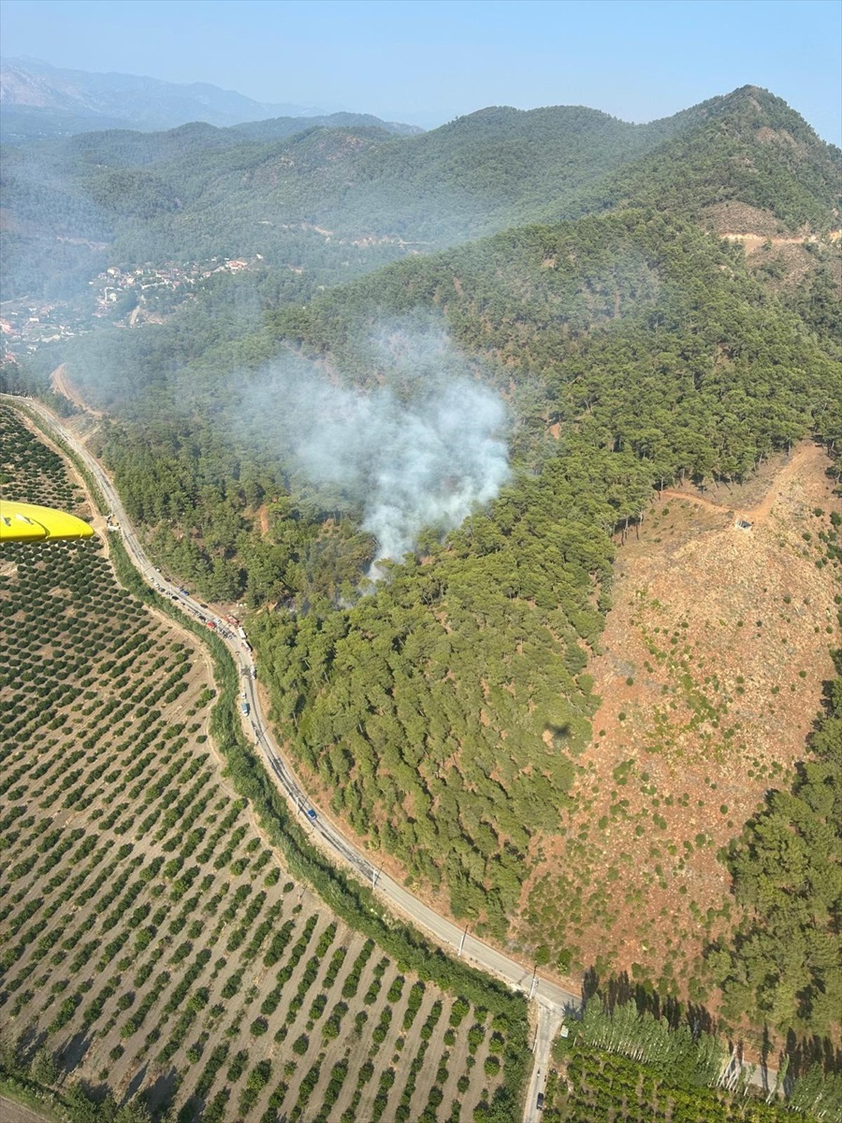 Muğla\'da Orman Yangını: 1 Hektarlık Alan Zarar Gördü