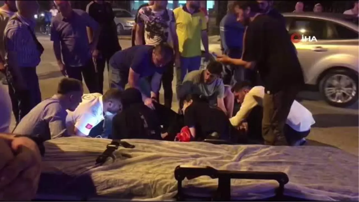 Otomobiliyle drift atarken motosikletli gence çarpıp olay yerinden kaçtı