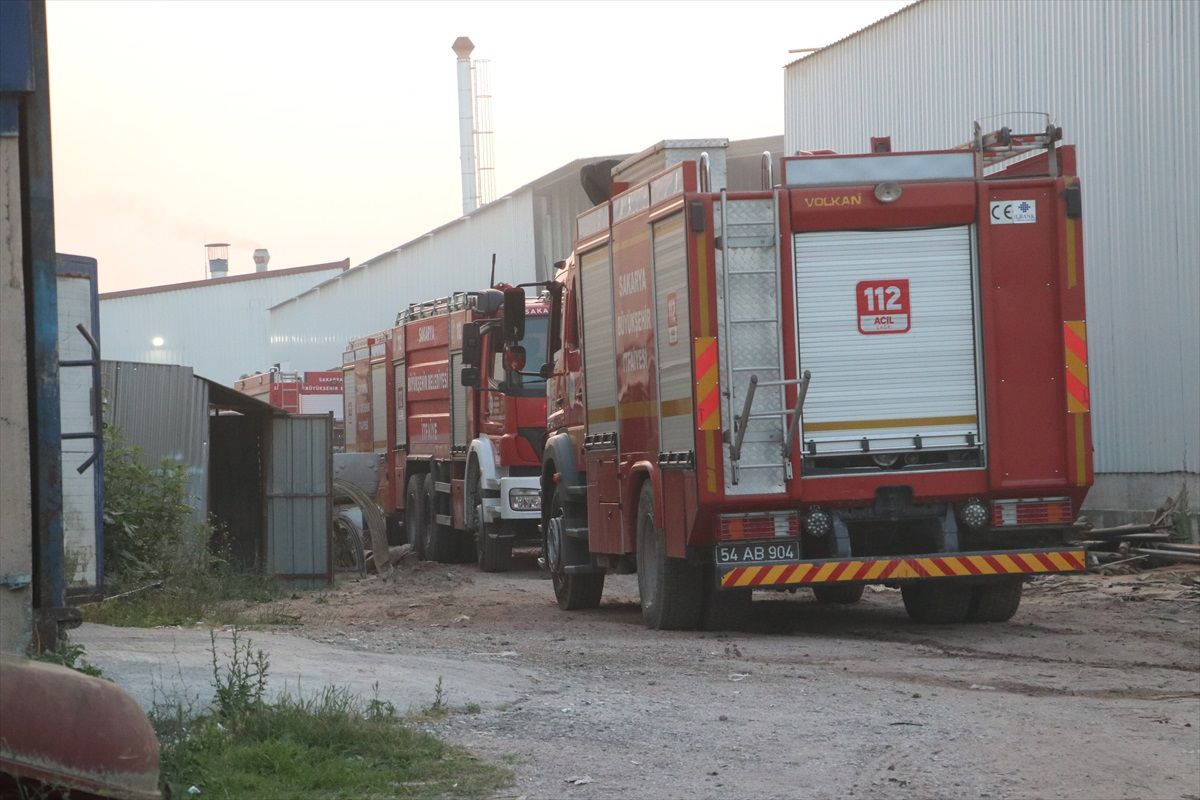 Sakarya\'da kereste fabrikasında çıkan yangın söndürüldü