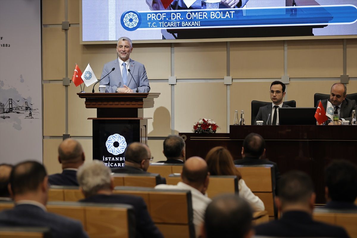 Ticaret Bakanı Bolat, İTO\'nun temmuz ayı meclis toplantısında konuştu Açıklaması