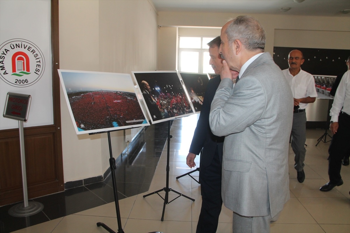 Amasya\'da 15 Temmuz Demokrasi ve Milli Birlik Günü Sergisi Açıldı