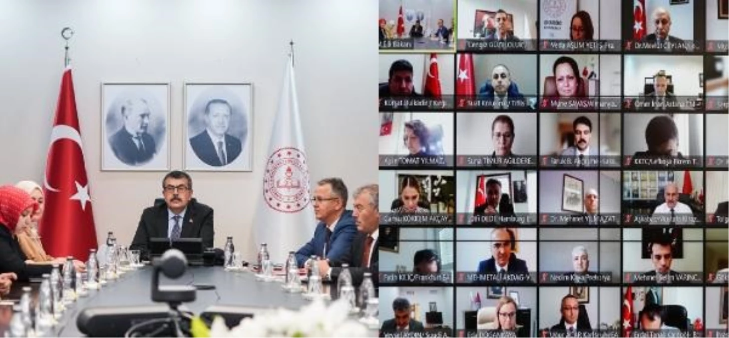 Milli Eğitim Bakanı Yusuf Tekin, Yurt Dışı Eğitim Müşavirleri ve Ataşeleriyle Çevrim İçi Toplantıda Buluştu