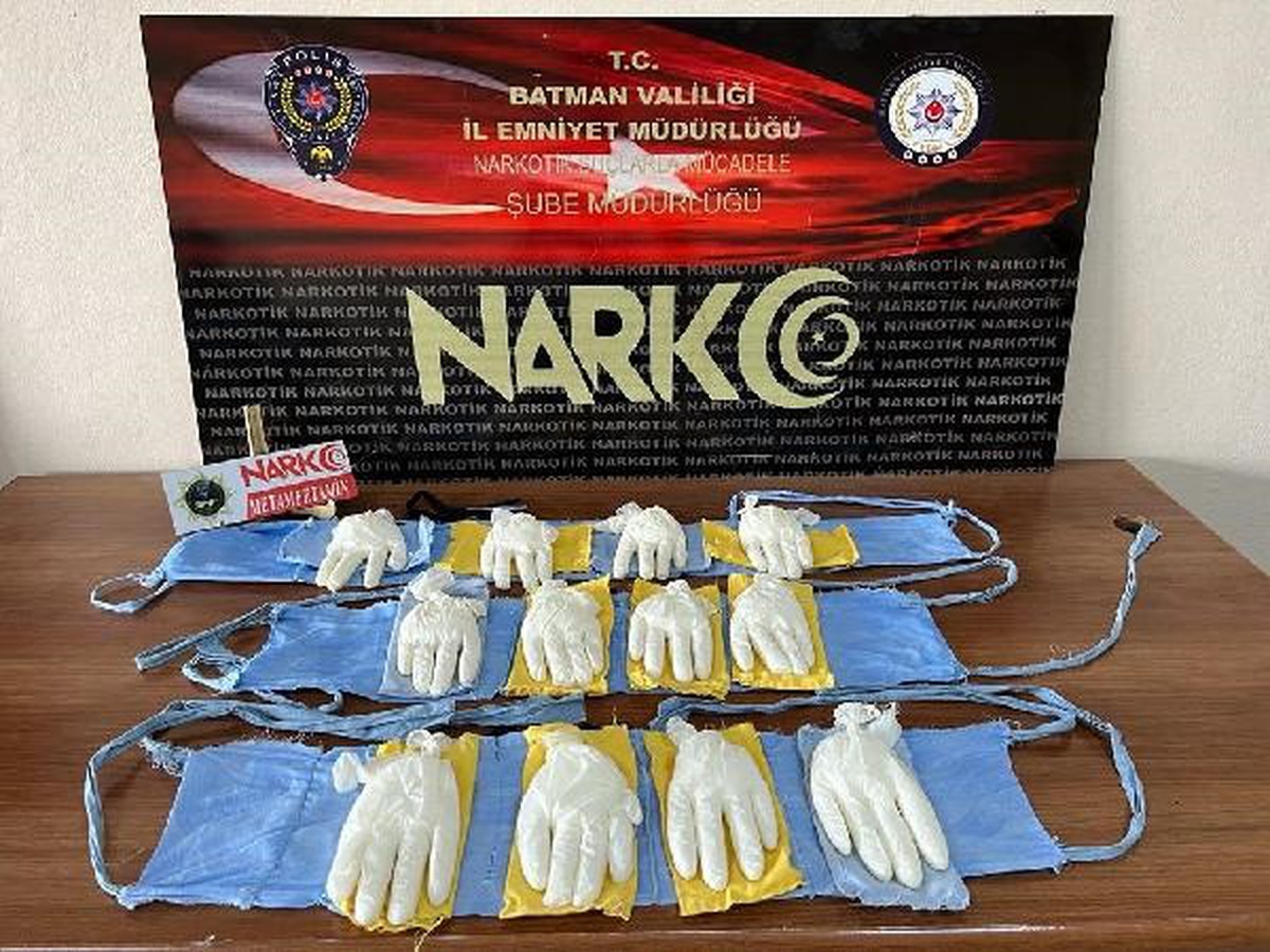 Batman\'da 1 kilo 300 gram metamfetamin saklayan kadın tutuklandı