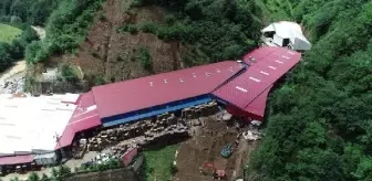 Giresun'da Su Fabrikasında Menfez Çökmesi: 1 Ölü, 2 Yaralı