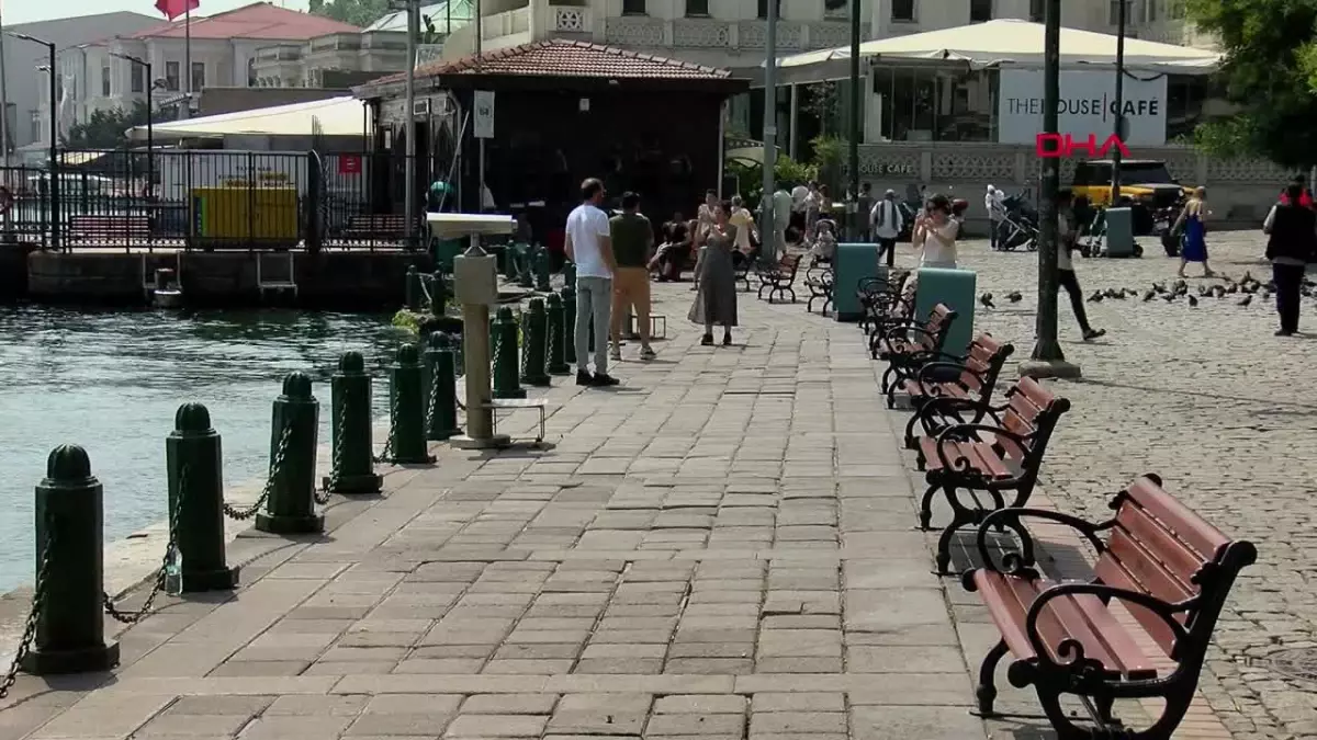 İstanbul\'da Sıcak Hava Nedeniyle Sahiller Boş Kaldı