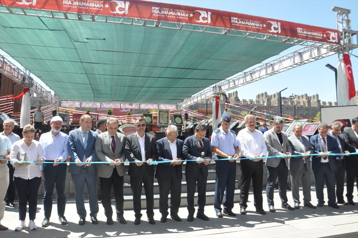 15 Temmuz Türkiye Yüzyılının Kahramanları KAYMEK Sanat Sergisi Açıldı