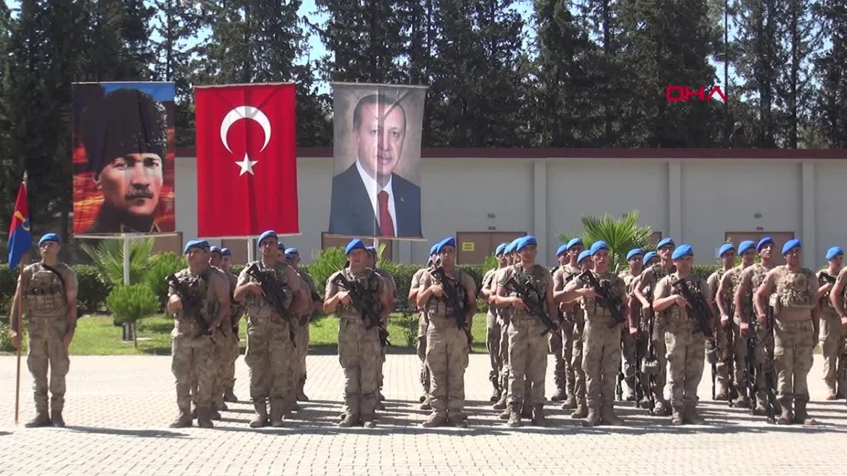 Osmaniye\'deki Korkutlar Jandarma Özel Harekat Taburu, petrol arama çalışmalarının emniyet tedbirlerini sağlamak için yola çıktı