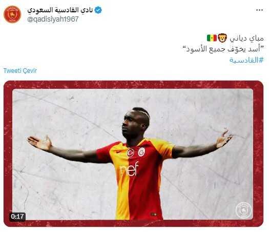 Mbaye Diagne'nin yeni rotası Suudi Arabistan oldu! Al-Qadsiah ile resmen imzaladı