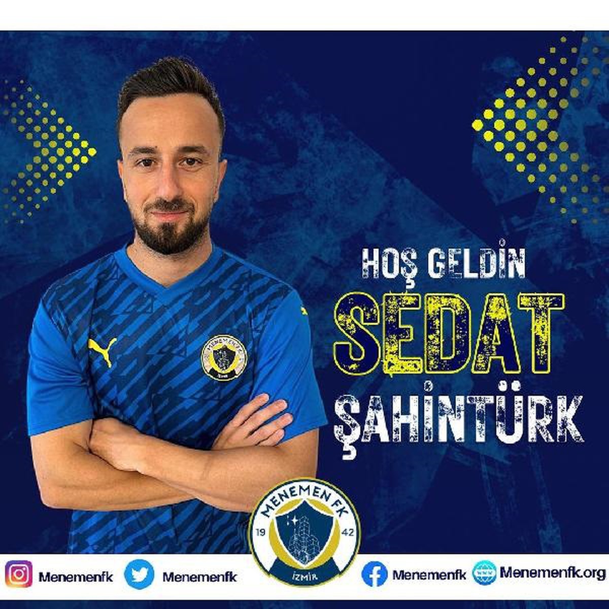 Menemen Futbol Kulübü, Sedat Şahintürk\'ü transfer etti