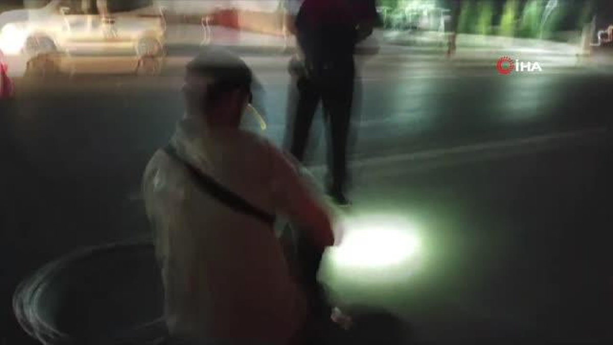 Oto kurtarma aracı koca bir mahalleyi gece elektriksiz bıraktı