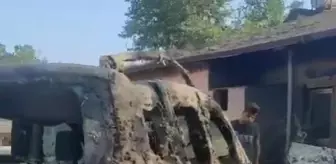 Antalya'da palet fabrikasında patlama: Seraya kazan düştü