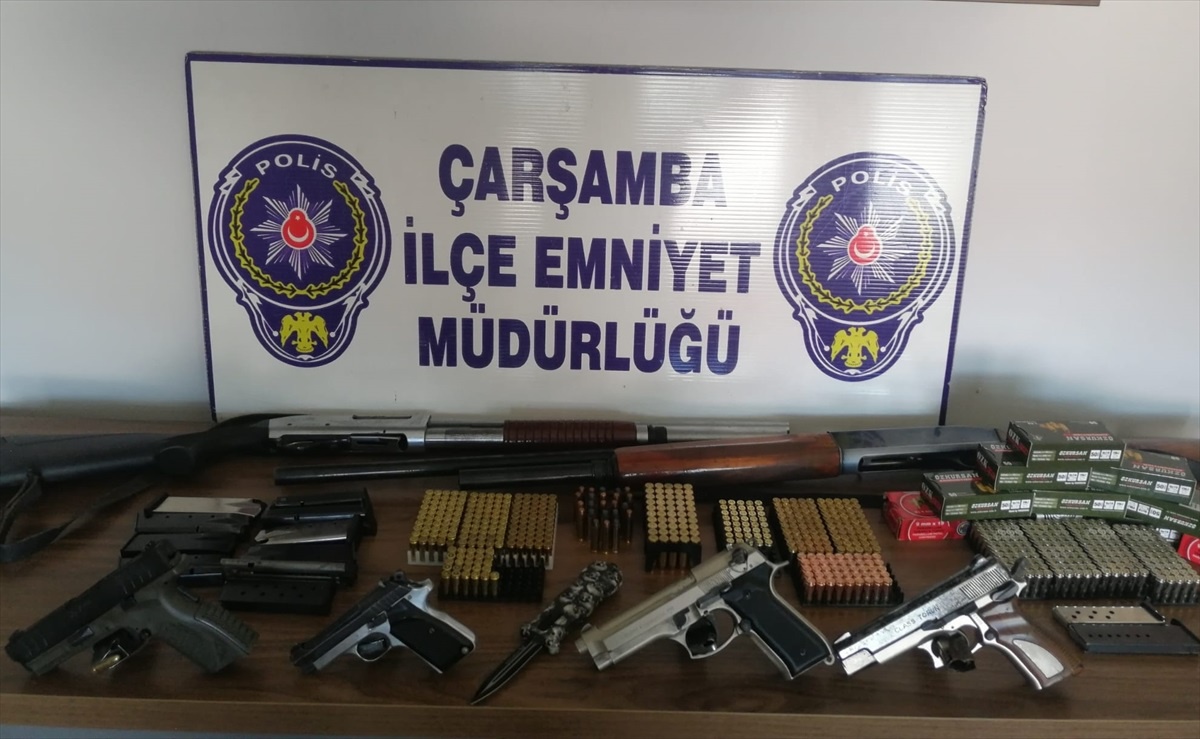 Samsun\'da silah kaçakçılığı operasyonunda 6 şüpheli gözaltına alındı