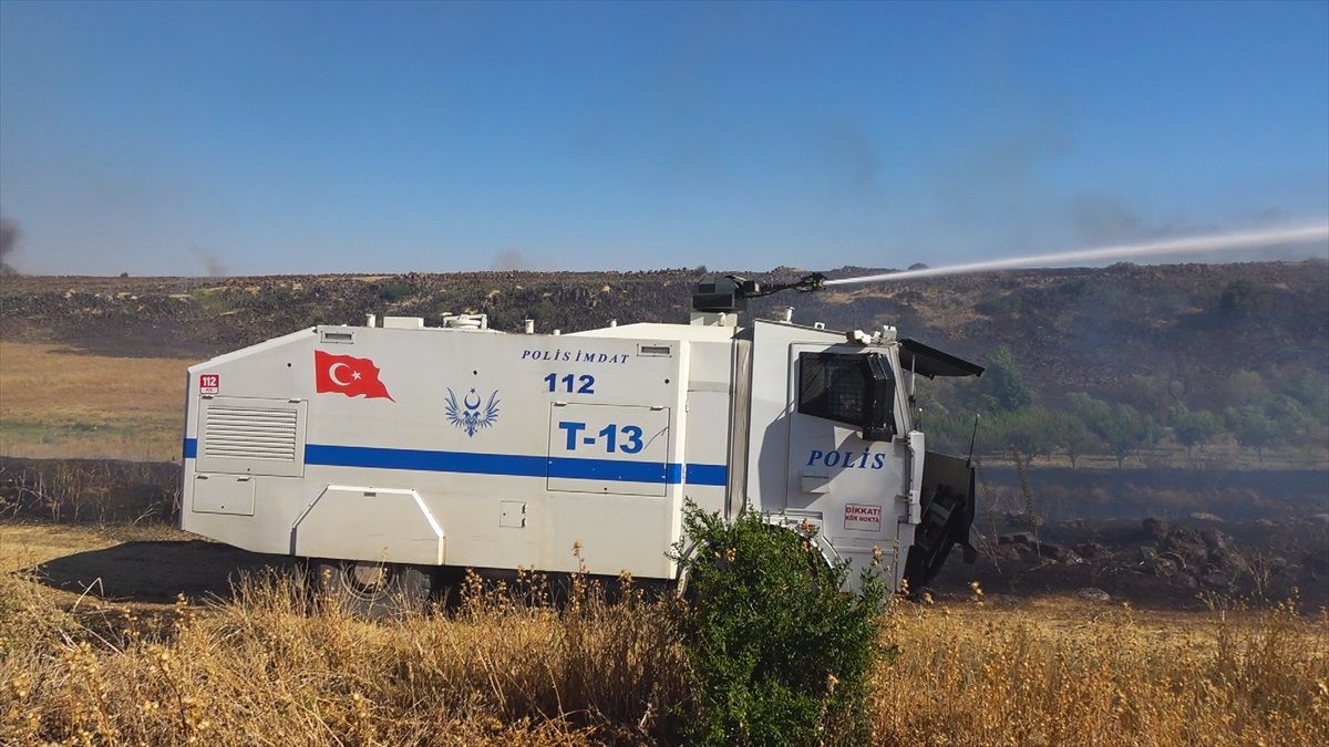 Şanlıurfa Siverek\'te çıkan yangın kontrol altına alındı