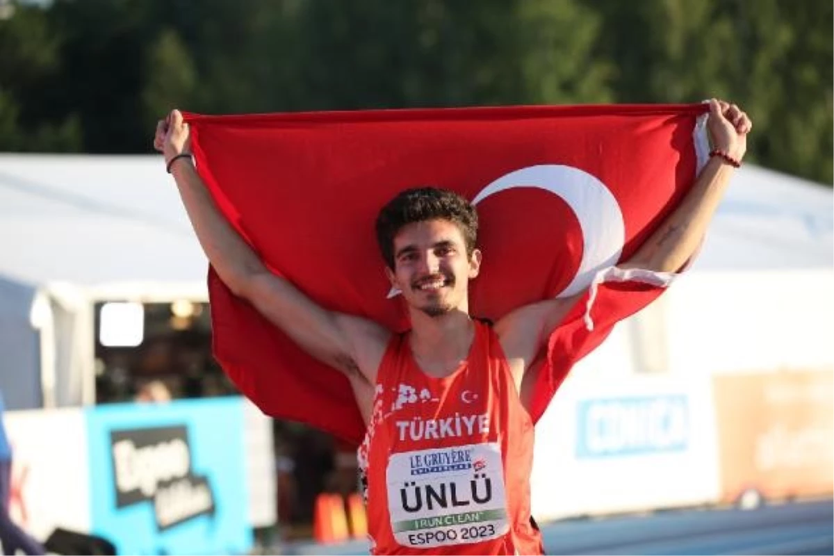 U23 Avrupa Atletizm Şampiyonası\'nda Ali Eren Ünlü yüksek atlamada altın madalya kazandı